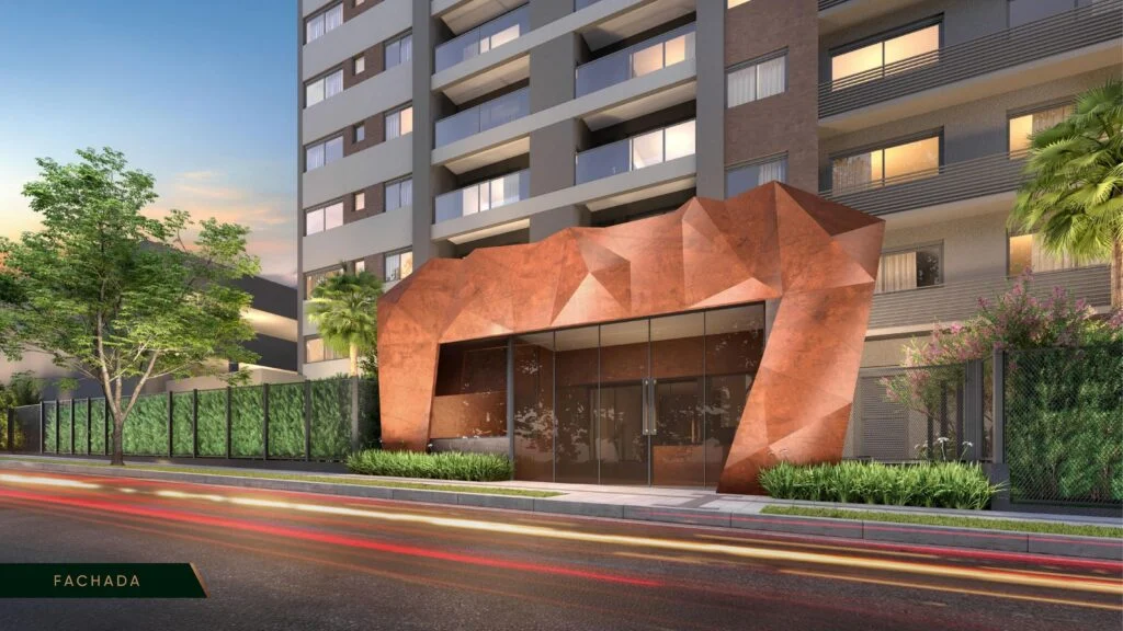 Fachada do Boa Vista Country Club na Rua Anita Garibaldi, Boa Vista, Porto Alegre