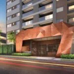Fachada do Boa Vista Country Club na Rua Anita Garibaldi, Boa Vista, Porto Alegre